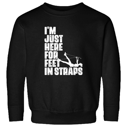 Im Just Here For Feet In Straps Fitness Pilates Exercise 23 Sweatshirts