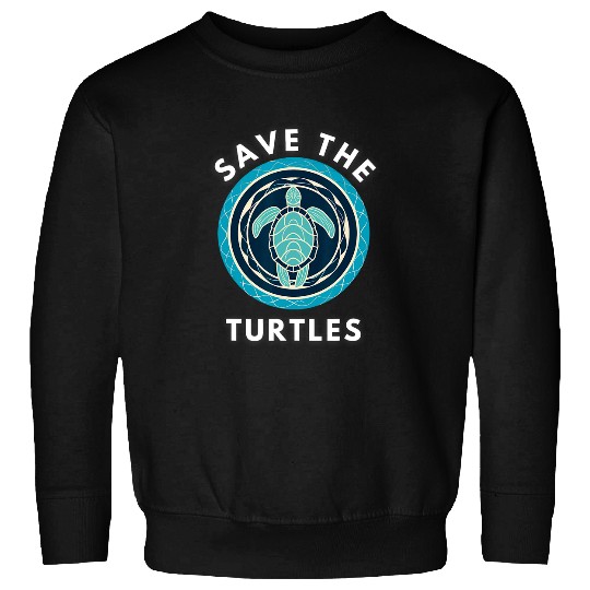 Turtle Pet Cute Sea Turtle Save the Turtles Design for World Turtle Day 1 Sweatshirts