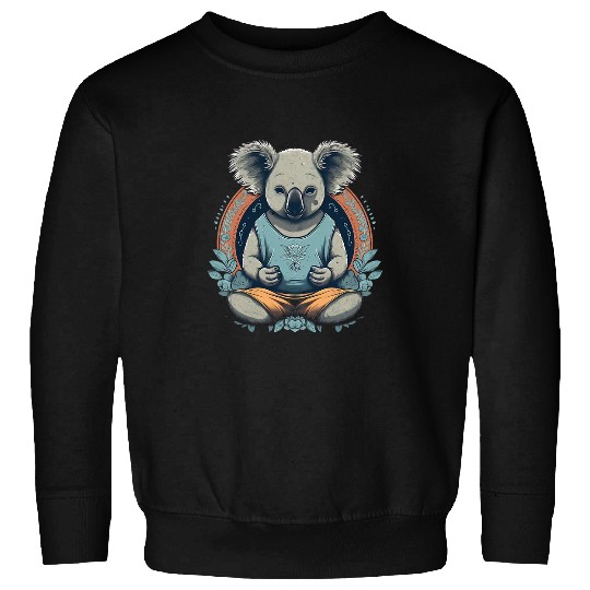 Koala Pet Yoga Koala Meditation Mindfulness Zen Namaste Sweatshirts