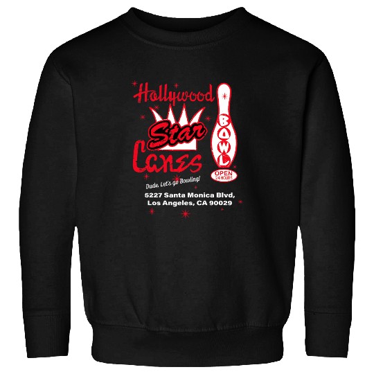 Sport Bowling Hollywood Star Lanes Abide Bowling Alley Sweatshirts