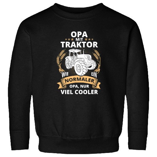 Tractor Fun driving Mens Grandpa with tractor cool grandpa grandpa grandparents farmer farmer Sweatshirts