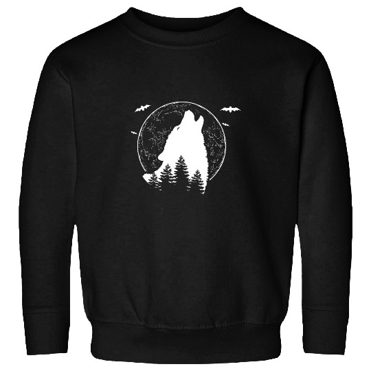 Coyote Mammal Werewolfs Wolves Full Moon Leitwolfs Predator wolfs Pack Sweatshirts