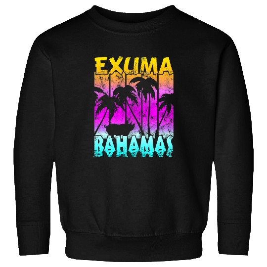 Pig Pet Vintage Exuma Bahamas Sweatshirts