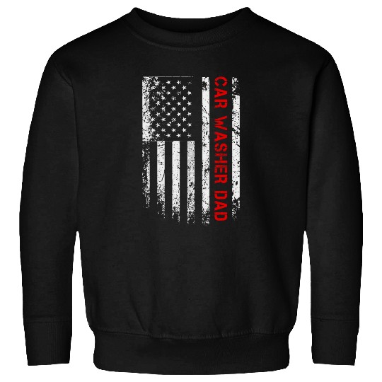 Car Washer Dad Auto Detailing Garage Mechanic Carguy Sweatshirts