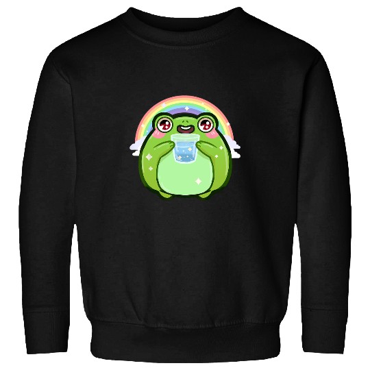 Frog Pet Goblincore Aesthetic Cottagecore Japanese Art 7 Sweatshirts
