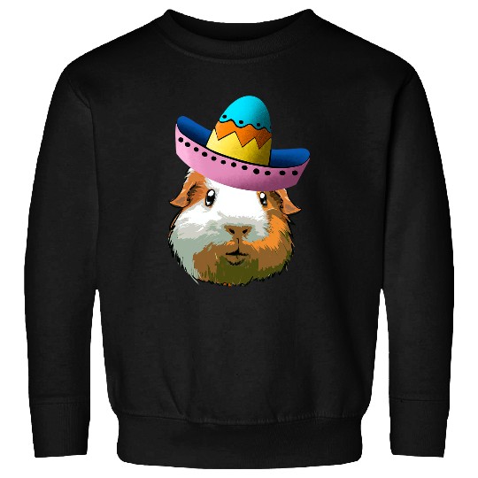 Guinea Pig Pet Mexican Sombrero Cinco De Mayo Sweatshirts