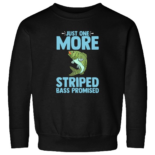 Fishing Fun Striped Bass Fishing Funny Fish Atlantisc Rockfish 1 Sweatshirts