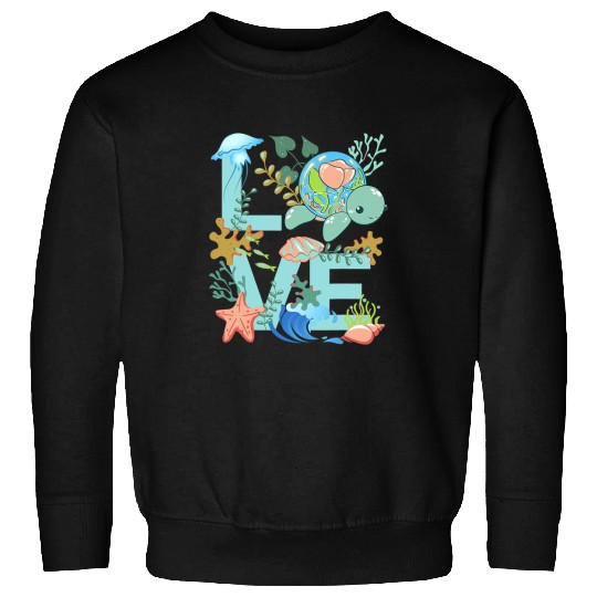 Turtle Pet Love World Earth Day Planet Environmental Animal Sweatshirts