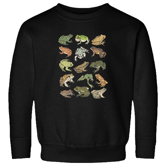 Frog Pet Gif Frog vs Toad Grunge Sweatshirts