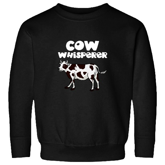 Cow Pet Whisperer Farm Animal Lover Sweatshirts