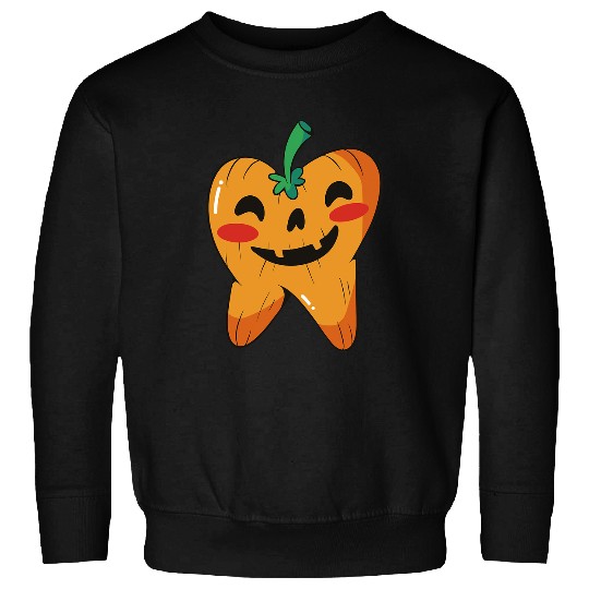 dentists Job Funny Tooth Halloween Dental Pumpkin dentists Tooth Fairy Sweatshirts