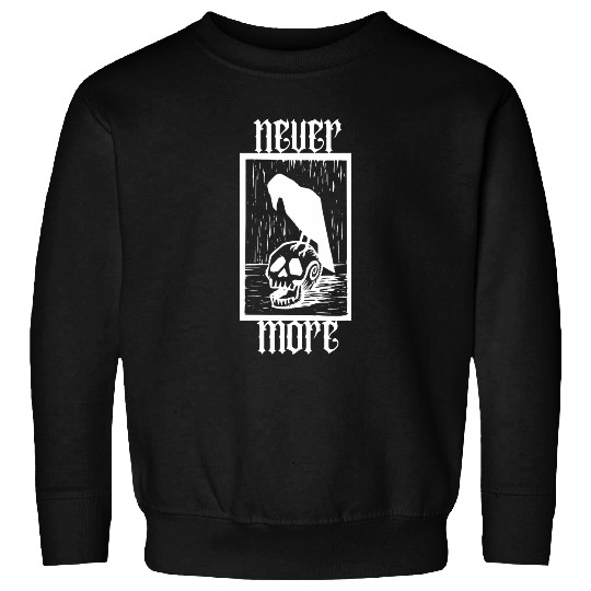 Book Fun Quote The Raven Nevermore Edgar Allen Poe Sweatshirts