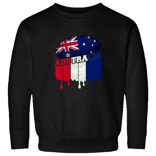Sport Rugby Australia Rugby Wallabies Rugby Jersey Australian Flag 2 Sweatshirts