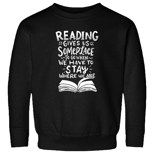 Book Fun Reading Reader Book Lover Literature Library Month 5 Sweatshirts