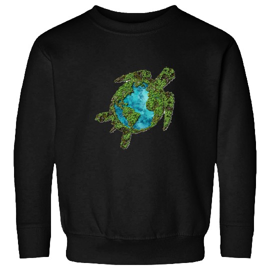 Turtle Pet Earth Day Restore Earth Sea Turtle Art Save the Planet 8 Sweatshirts