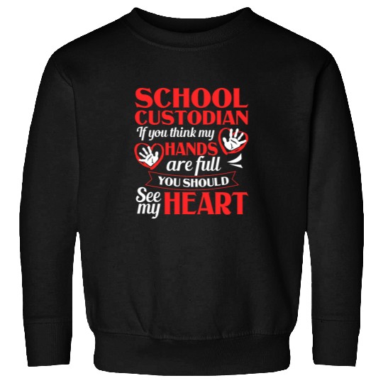 Custodian Costume Janitor Clothes School Custodian 22 Sweatshirts