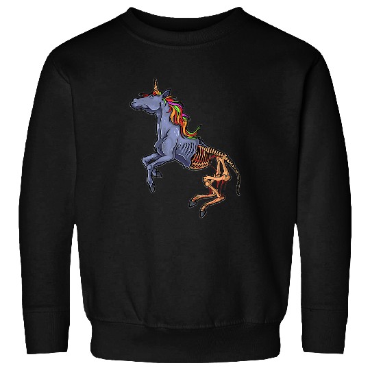 Unicorn Pet Zombie Unicorn Lazy Halloween Costume Cool Zombiecorn Sweatshirts