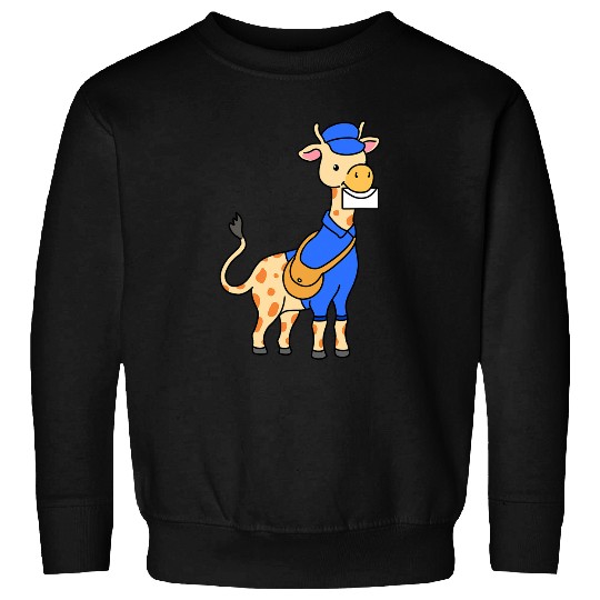 Postal Worker Job Giraffe Mail Carrier Gift For Postal Worker Sweatshirts
