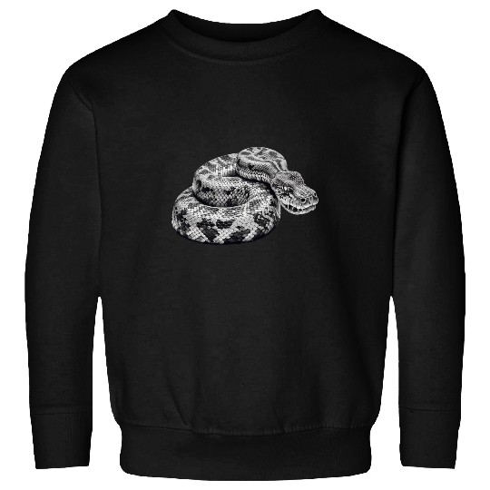 Python Pet Snake Python Herpetology Serpent Reptile Lover Pet Owner Sweatshirts