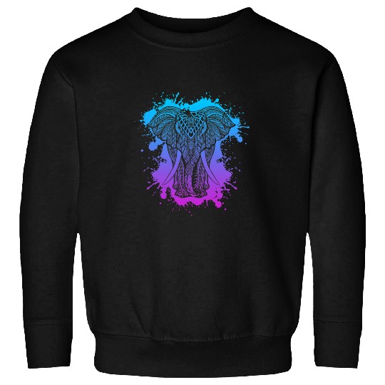 Elephant Mammal Classy Mood Elephant Chakra Yoga Namaste Sweatshirts