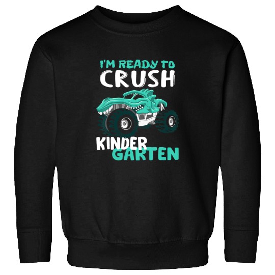 Dinosaur Pet Kids Im Ready to Crush Kindergarten Dinosaur Back to School Boys 4 Sweatshirts