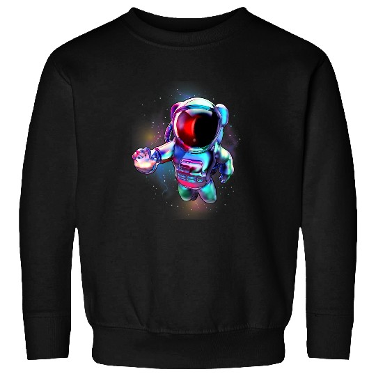 Astronaut Job Space Spaceman Moon Mars Planets Kids 3 Sweatshirts