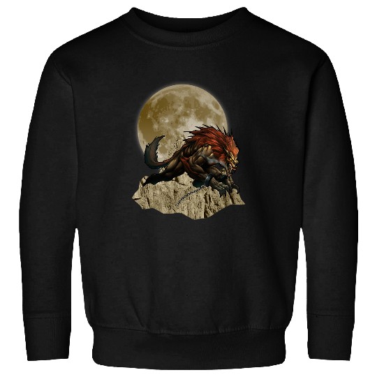 Coyote Mammal Werewolfs Full Moon Scary Angry wolfs Halloween Monster 1 Sweatshirts