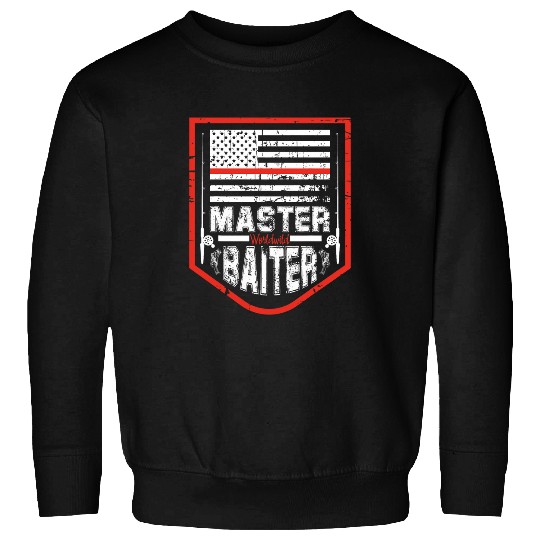 Fishing Fun Master Baiter Worldwide Fishing Enthusiast 6 Sweatshirts