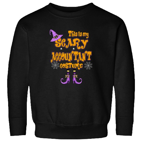 Accountant Job This Is My Scary Accountant Costume Halloween 2 Sweatshirts