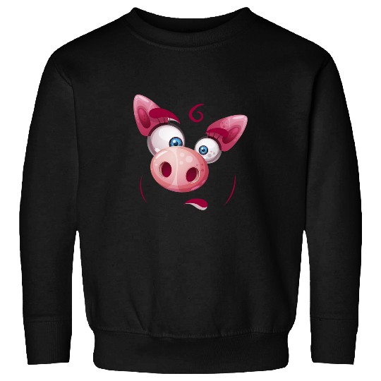Pig Pet Face farm sWines big pinky pork meat Sweatshirts