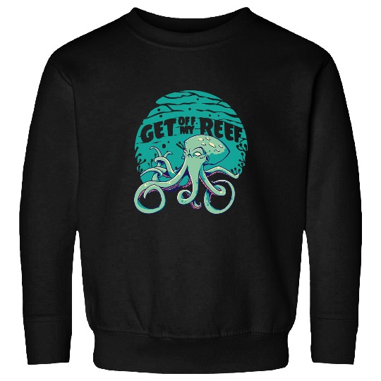 Octopus Pet Coral Reef Octopus Ocean Living Being 7 Sweatshirts