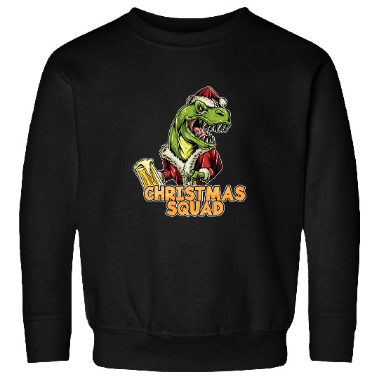 Dinosaur Pet T rexs Dinosaur Christmas Squad Family Group Matching Party Sweatshirts