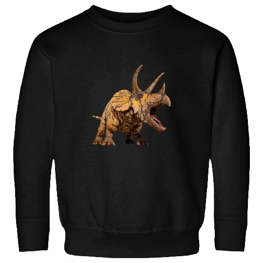 Dinosaur Pet realistic triceratops for lovers of Sweatshirts