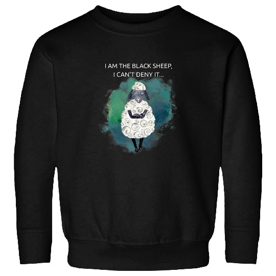 Sheep Pet Sarcastic Black Sheep In Family Rebel Dont Fit Outcast Art 08 Sweatshirts