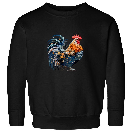 Chicken Pet rooster chicken female fighting cock bird Whisperer farmland Sweatshirts