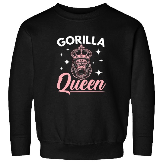 Gorilla Pet Queen Ape Lover Monkey Whisperer Zookeeper Sweatshirts
