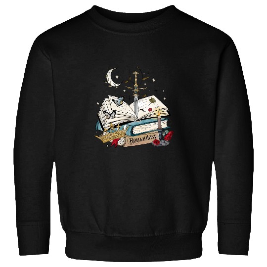 Book Fun Bookish Romance Reader Librarian Literature Gothic Bookworm Sweatshirts