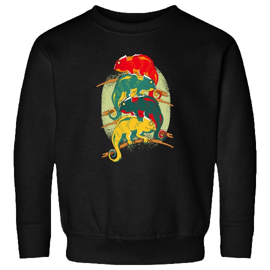 Chameleon Pet Wildlife Lizard Reptile Tropical Animal Rainforest Chameleon 1 Sweatshirts