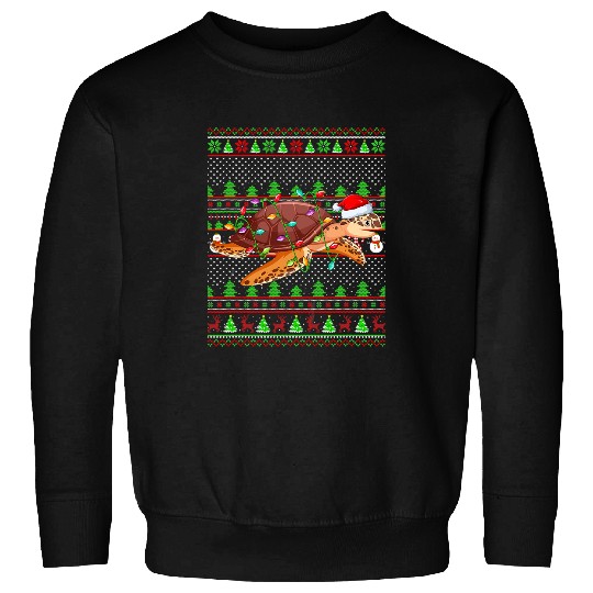 Turtle Pet Family Matching Ugly Sea Turtle Christmas119 Sweatshirts