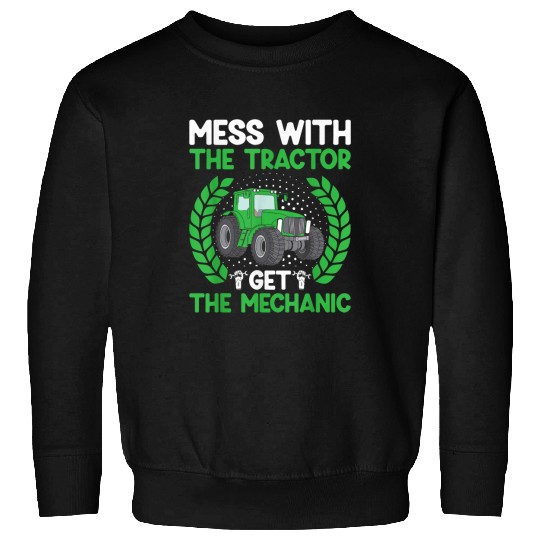 Tractor Fun Agricultural Mechanic Funny Tractor Mechanics Farm Mechanic 19 Sweatshirts