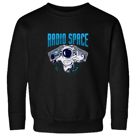 Astronaut Job Radio Space Astronomy Science Lover Astronaut Radio Space Sweatshirts
