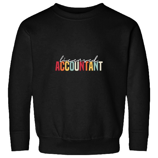 Accountant Job vintages Licensed Accountant Tax Manager Business Consulting Sweatshirts