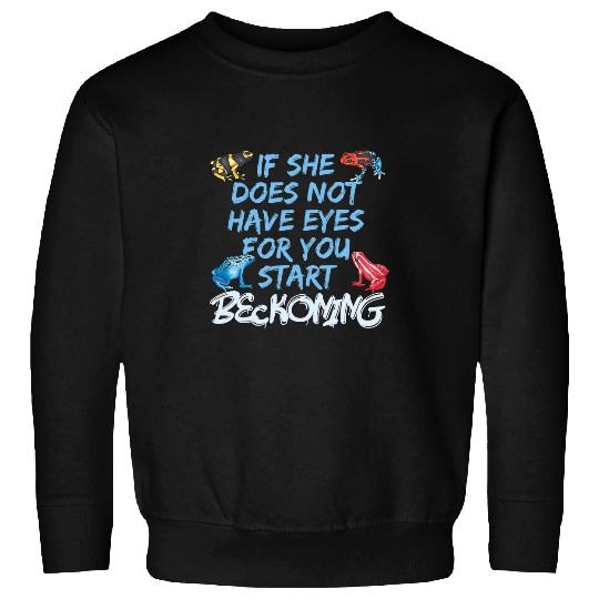 Frog Pet Poison Dart Frog Dendrobates Beckoning Frog Keeper Sweatshirts