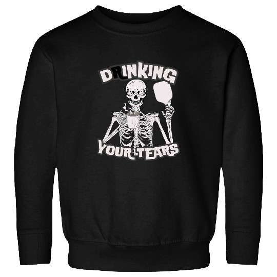 Sport Pickleball Dinking Your Tears Halloween Pickleball Sweatshirts