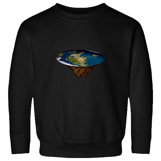 Flat Earth Society 2Flat Earth Map Model Globe Sweatshirts