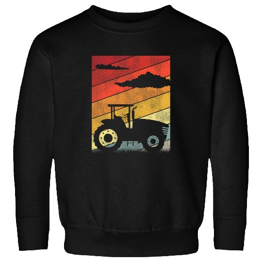 Tractor Fun Farming Retro vintages Tractor 1 Sweatshirts
