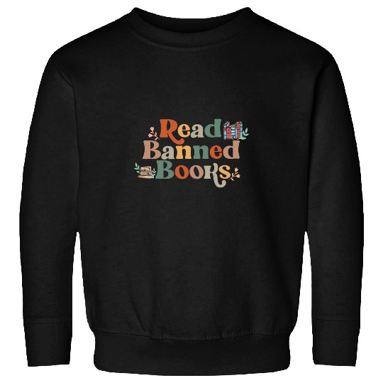 Book Fun Read Banned Books Week Reading freesdom Librarian Sweatshirts