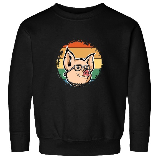 Pig Pet Face Girls Boys Farm Animal Hog Lover Farmer 03 Sweatshirts