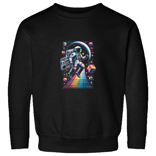 Astronaut Job Rainbow Astronaut Men Women S6XL Graphic Sweatshirts