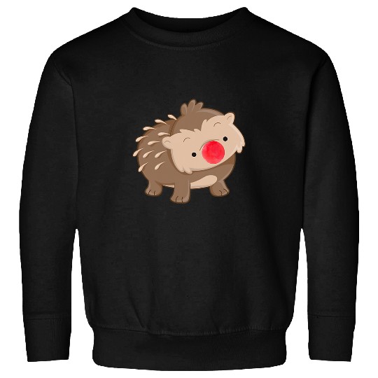 Hedgehog Pet Boys Girls Hedgehogs Anime Character Red Nose Cute Animal Sweatshirts